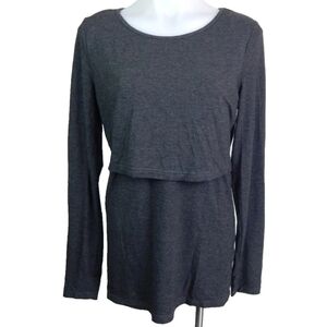 Latched Mama Long Sleeve Jersey Nursing Top